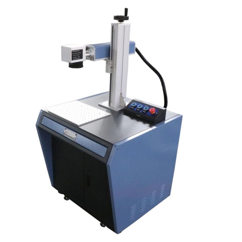 100W China Factory Fiber Laser Marking Machine with Steel Plastic Mold