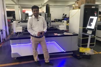 High Precision 2000W Fiber Laser Tube Cutting Machine Sheet Metal with Cypcut System