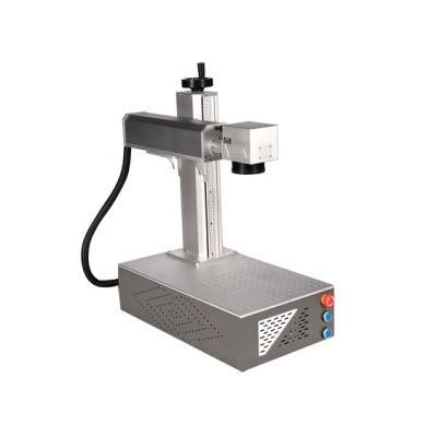 50W Fiber Mini Laser Marking Machine with Max Laser Source