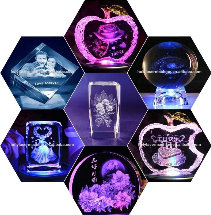 Personal Art Photo Crystal 2D/3D Laser Inner Engraving Machine