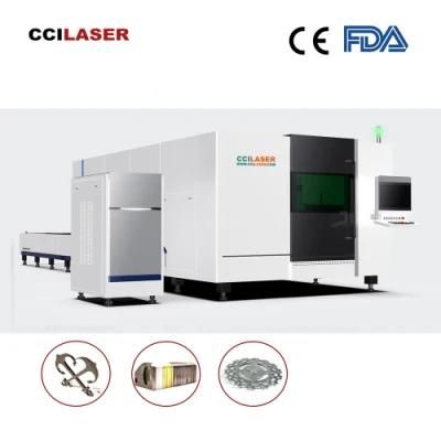 1000W/2000W/3000W Fiber Laser Cutting Machine for Metal/Stainless Steel/Copper/Aluminum