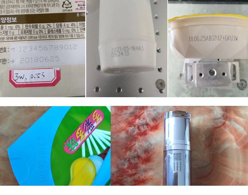 3W/5W/10W UV Laser Coding Machine High Speed Marking Machine Engraving Machine UV Laser Coding on Lip Sticks/Eye Cream