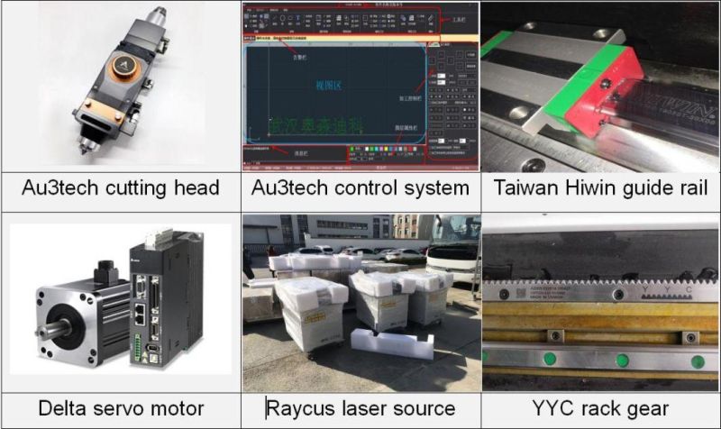 500W 1000W 2000W Fibre Metal Laser Cutting Machine Eastern