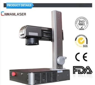 50W Mini Portable Split Type Fiber Laser Marking Machine for Kitchen Utensils
