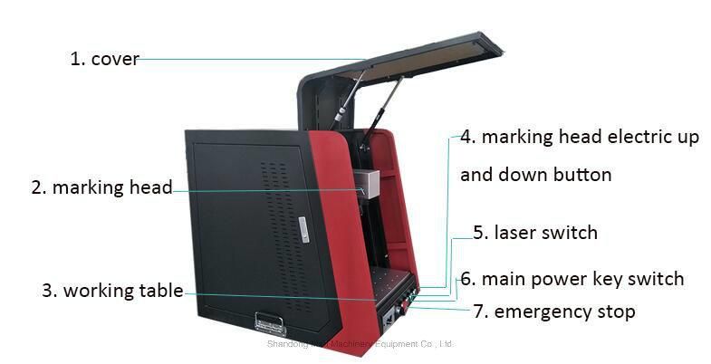 Factory Price 20W 30W Laser Marking Machine for Mobile Watch