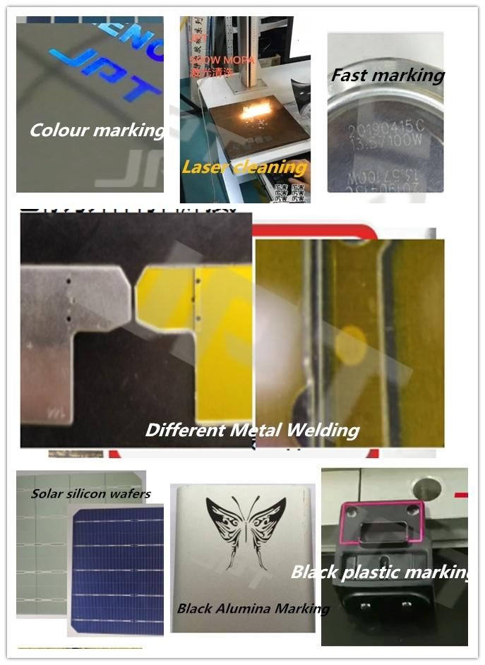 Jpt 30W Mopa Laser Marker Equipment Aluminum Marking White