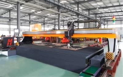 3X8meter 5 Axis CNC Plasma Bevel Cutting Machine with Hypertherm Hpr260xd Cutting System