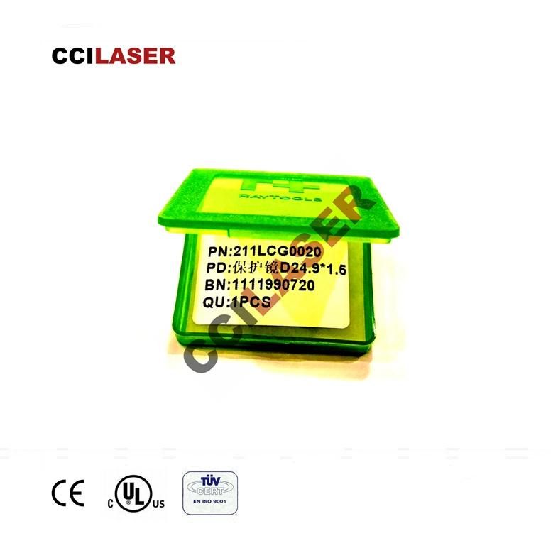 Raytools Bm111 24.9*1.5 mm 1064nm Fiber Laser Cutting Head Parts High Power Protective Windows Optical Lens Hq Series