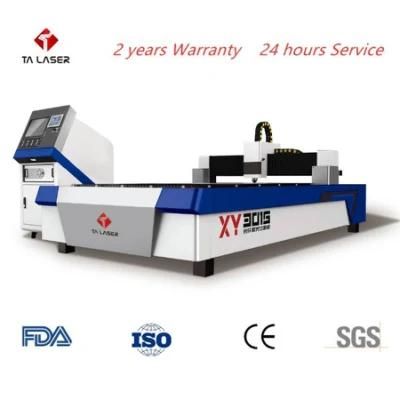 Low Cost CNC Laser Fiber Metal Cutter for Stainless Steel, Mild Steel Sheet Cutting