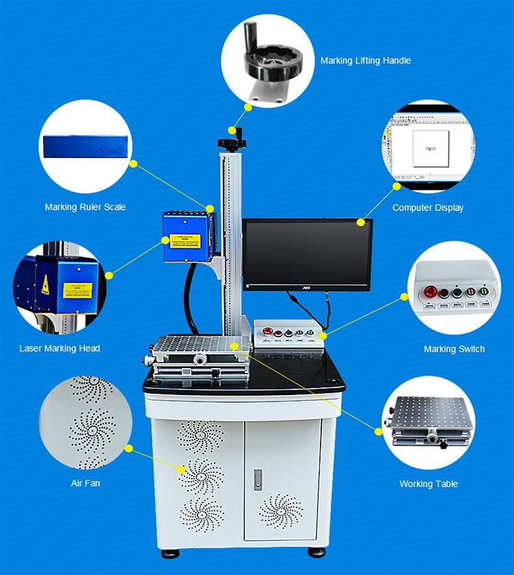 Jewelry Watch Lamps Laser Marking Machine with Laser Marking Machine Focus Lens