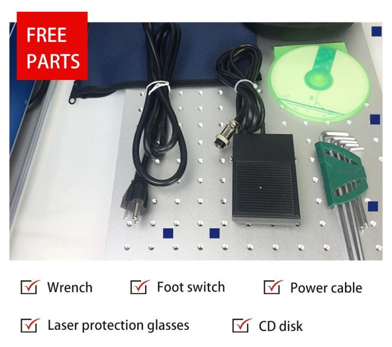 Small Enclosed Marking Laser Machine Fiber Laser Metal Engraving Machine for Metal Nonmetal Industry