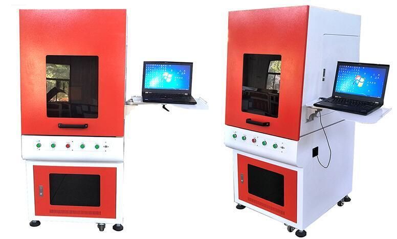 30W Desktop Raycus Desktop CNC Button Laser Marking Machine