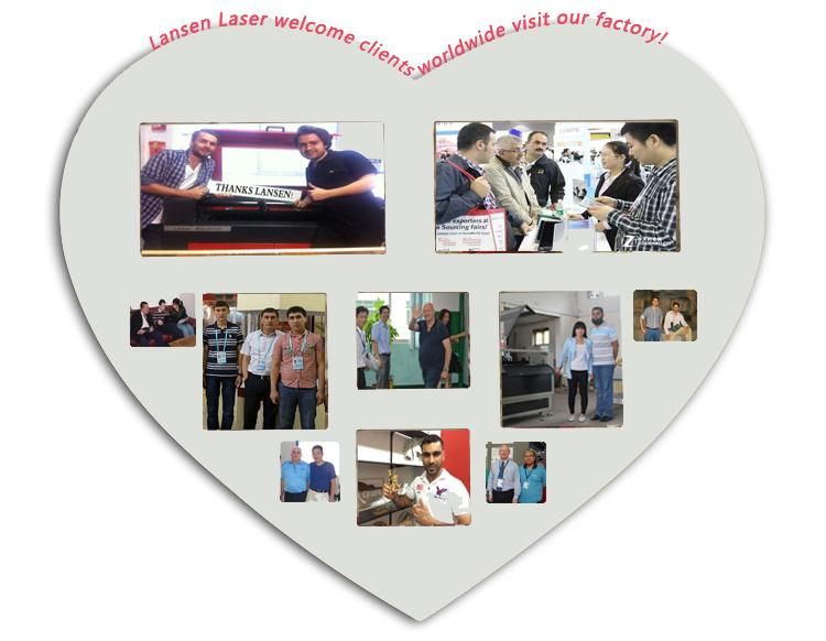 Feeding Automaticly CO2 Laser Cutter for Cloth Roller 100W