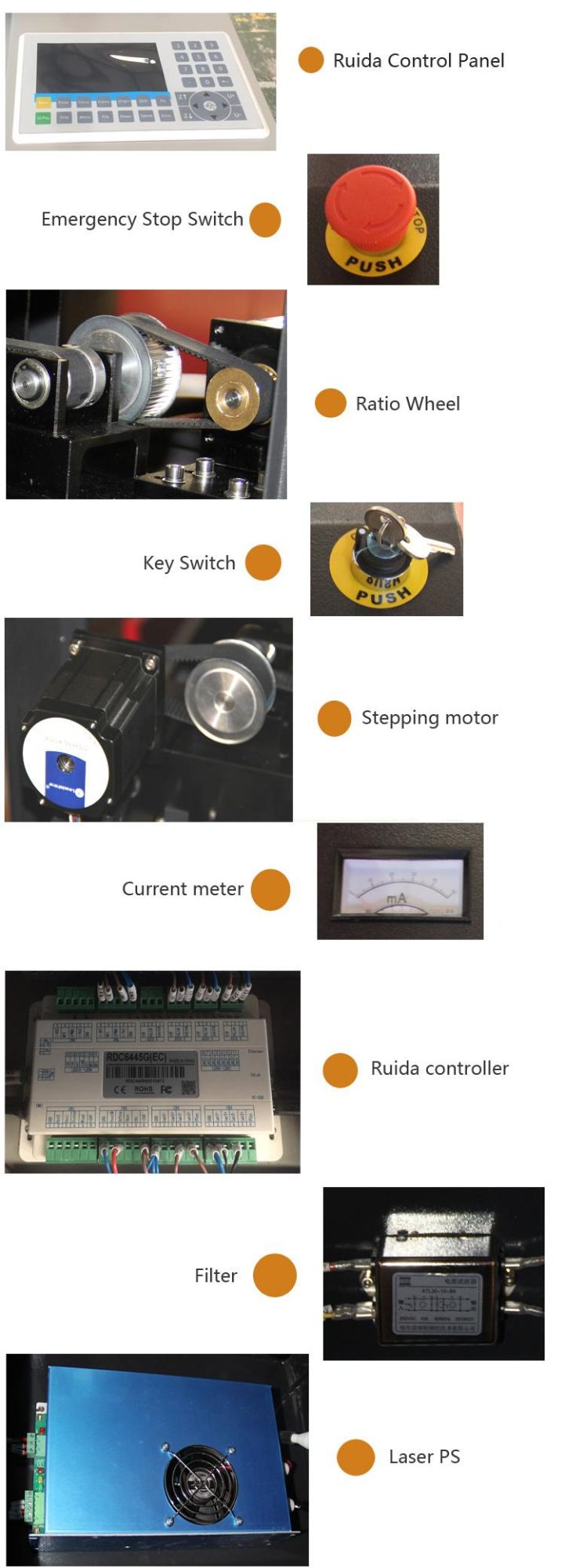 CO2 Stone Marble Granite Acrylic Wood Laser Engraving Cutting Machine