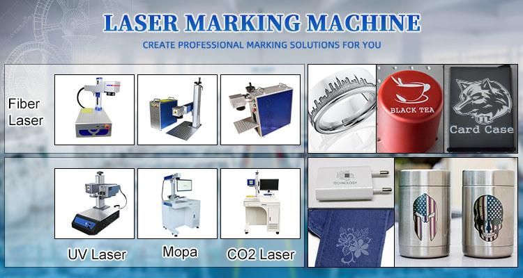 Fiber Laser Marking Machine 20W 30W 50W Metal Laser Engraving Machine for Making Logo Time Serial Number on Metal