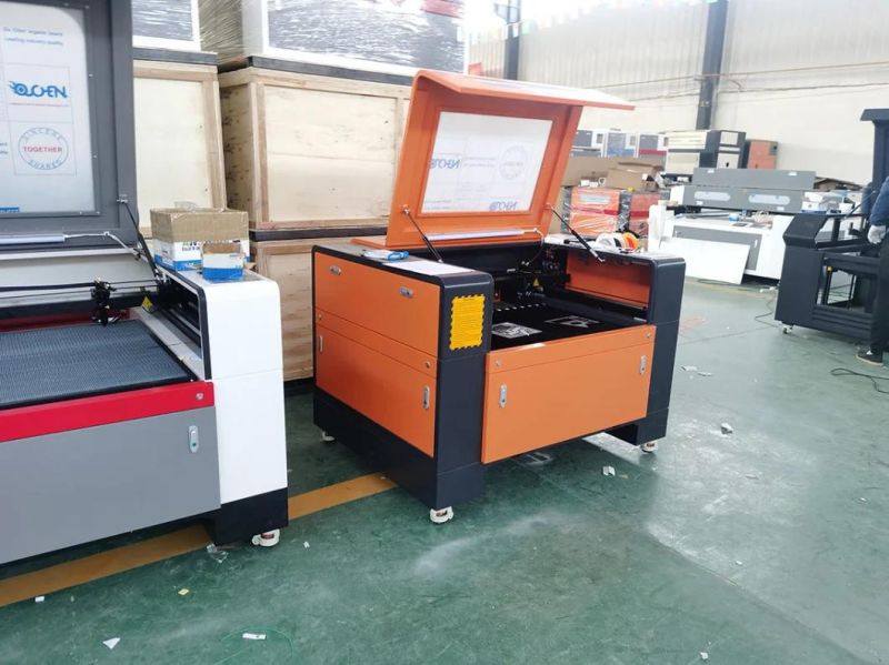 High-Precision CO2 60W 80W 100W 150W Laser CNC Wood Cutter Flc9060