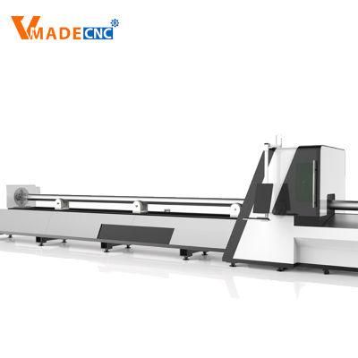 Steel CNC Metal Tube Pipe Fiber Laser Cutting Machine