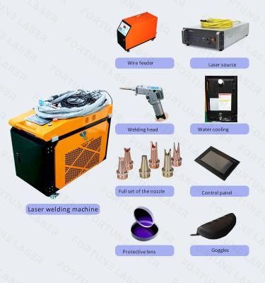 Raycus Laser Qilin Welding Head System Wire Feeder Innovative Handheld Laser Welding Machine