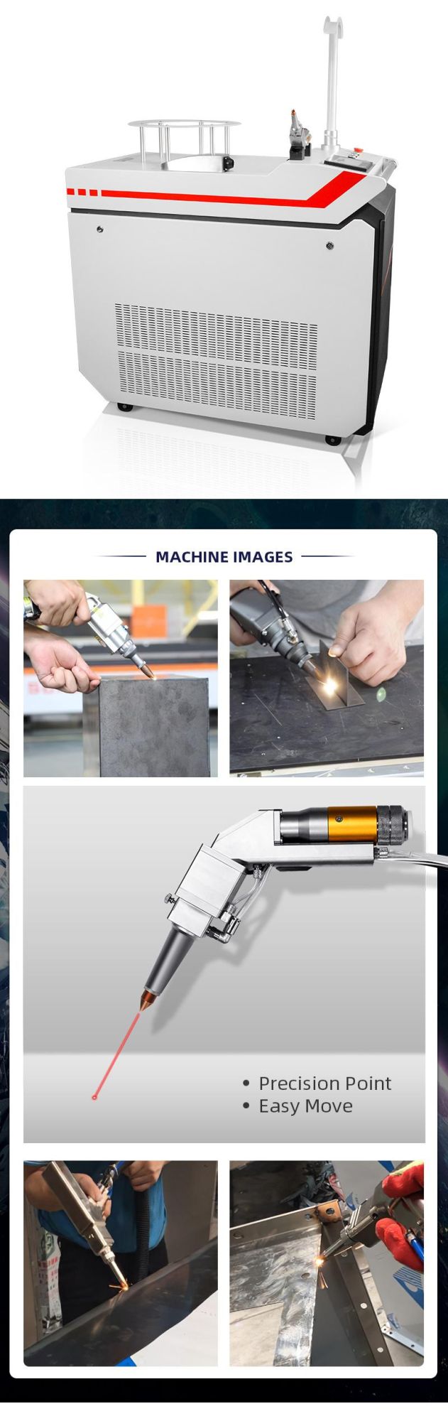 Professional Handheld Fiber Laser Welding Machine for Steel
