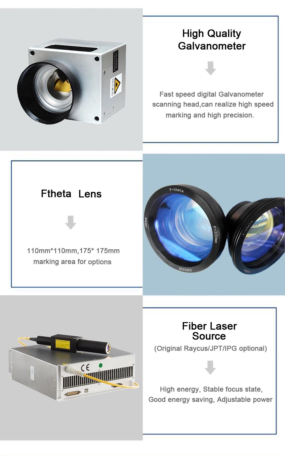 3D Dynamic Focusing Ultrahigh Accuracy and Fineness Laser Marking Machine