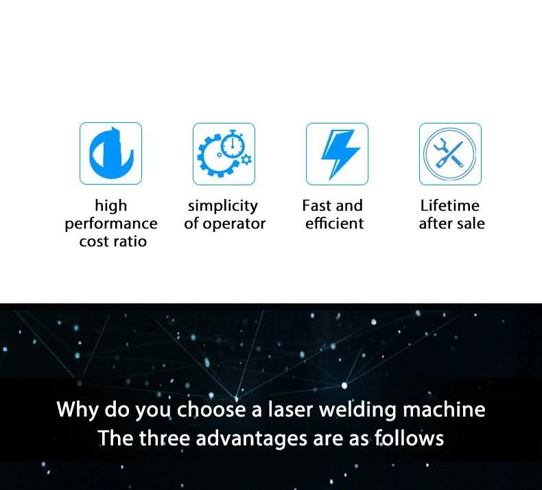 Hand-Held Fiber Laser Welding Machine for Aluminum Copper Stainless Steel with Feeding Wires