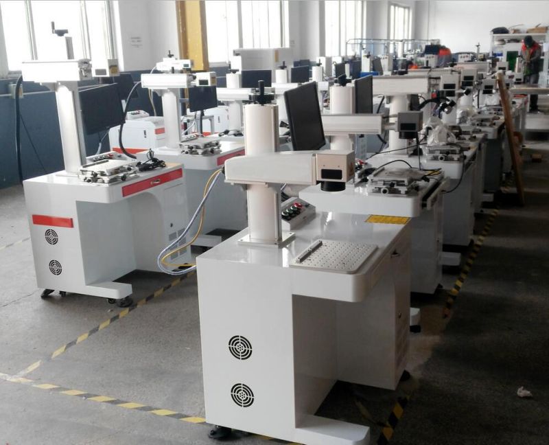 Metal and Nonmetal Fiber Laser Marker with Raycus 20W