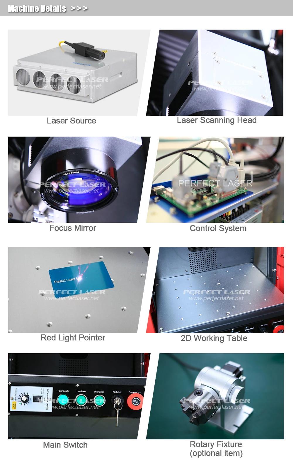 20W 30W 50W Air-Cooling Mobile Laser Marking Machine for Metal