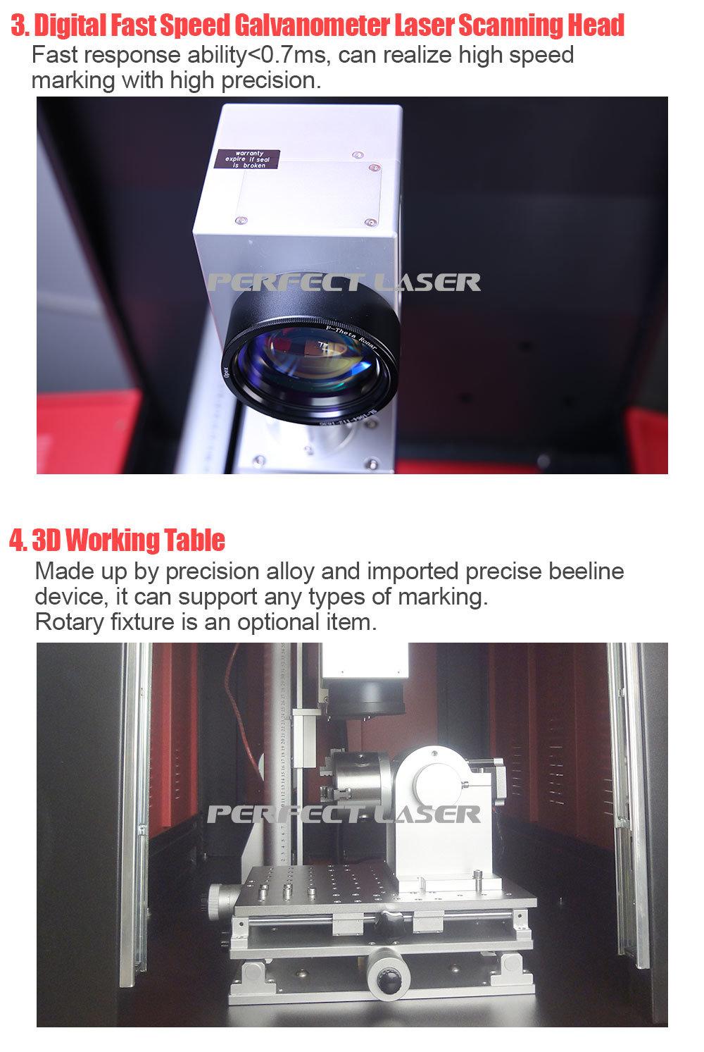 High Precision Fiber Laser CNC Laser Etching Marking Ceramic Machine