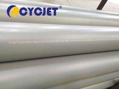 Flying Fiber Laser Marking Solutions on HDPE/PE/PPR/PVC/PP Pipes Cl30f