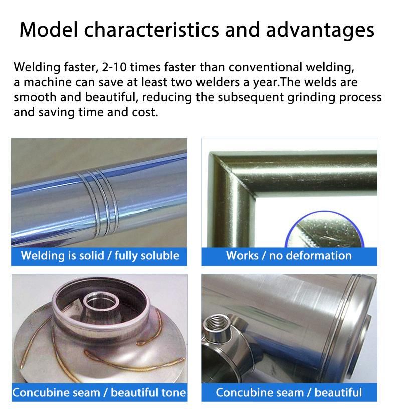 1000W Automatic Continuous Metal Stainless Steel Copper Aluminum Fiber Laser Welding Machine