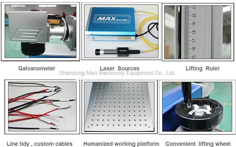 New Design Portable Fiber Color Pigeon Ring Laser Marking Machine