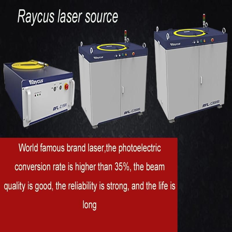 Ipg Stainless Steel 1000W 1500W 2000W 3000W 1325 3015 Size Fiber Laser Cutting Machine