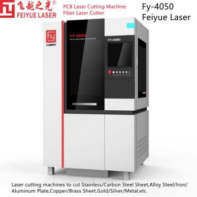 Fy4050b Feiyue Laser PCB Laser Cutting Machine Metal SUS NdFeB Aluminum Stainless Steel Ss Laser Cutting Machine Price CNC Fiber Laser Cutter