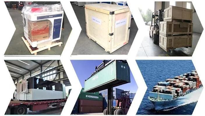 Automatic Logo CO2 Laser Marking Machine for Leather Wooden