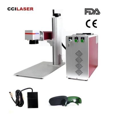 2021 High Quality 20W 30W 50W 100W Mopa Color Fiber Laser Marking Machine