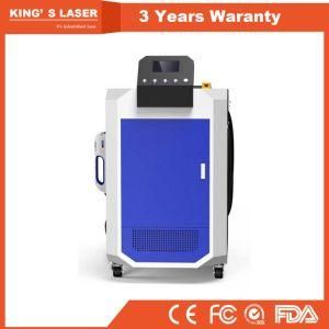 Laser Clean Machine 100W for De-Rusting Metal Refurbishing Mobile Cleaning &amp; Marking Stone Cleaning