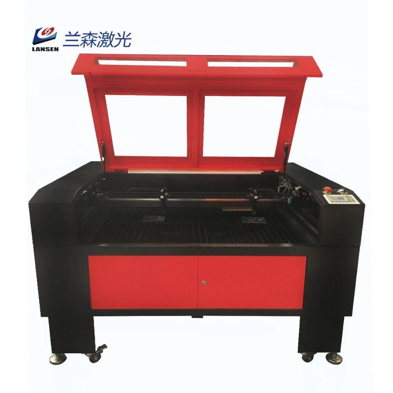 1490 90watt Dual Heads Leather Laser Cutter for Shoes Industry