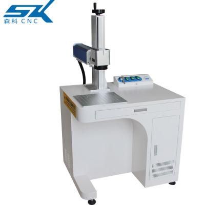 High Quality Fiber Laser Marking Machine with Lifting for Hardware Discount Price
