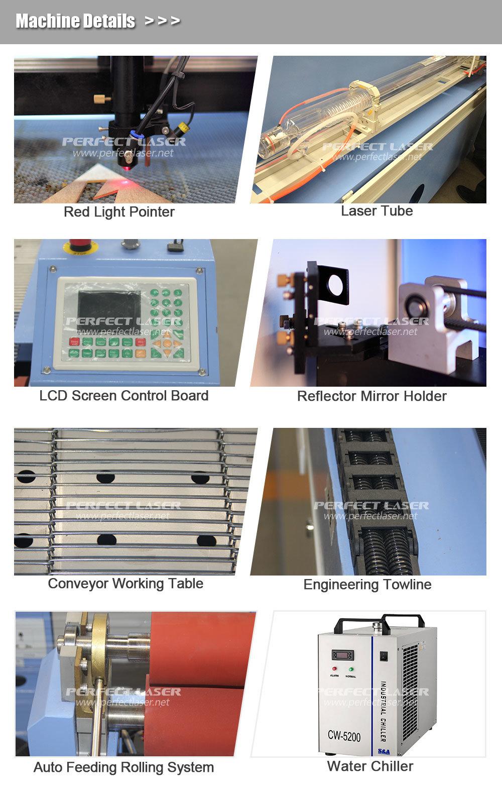 CO2 Laser Cutter with Auto Feeding System for Garment Fabric