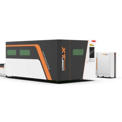 Factory Directly Selling 3015 3000W 6kw 8kw 12kw Fiber Laser Metal Sheet Cutting Machine with Exchange Table