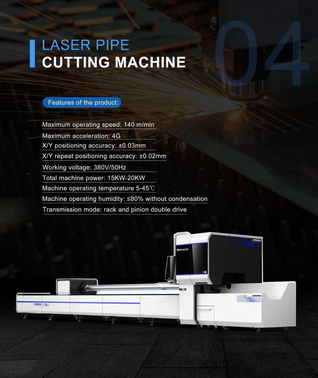 1500W CNC Tube and Plate Fiber Laser Cutting Machine for 8mm Stainless Steel Plate