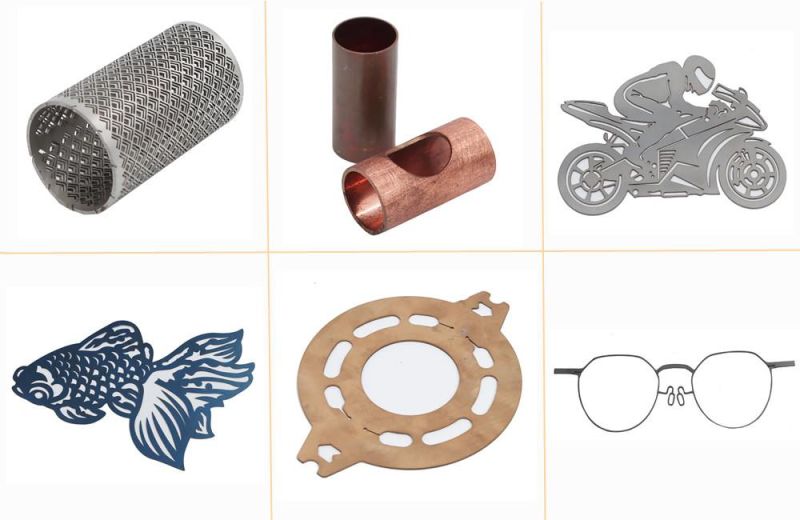 Fy6580d Feiyue Laser Fiber Cutting Machines Jewelry CNC Equipment Price Precision SUS Stainless Steel Aluminum Metal Dual Cutting Head Laser Cutter for Jewelry