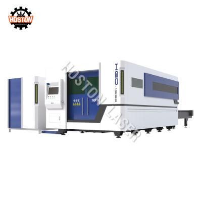 High Power Metal Automatic Enclosed Cover CNC Fiber Laser Cutting Machine