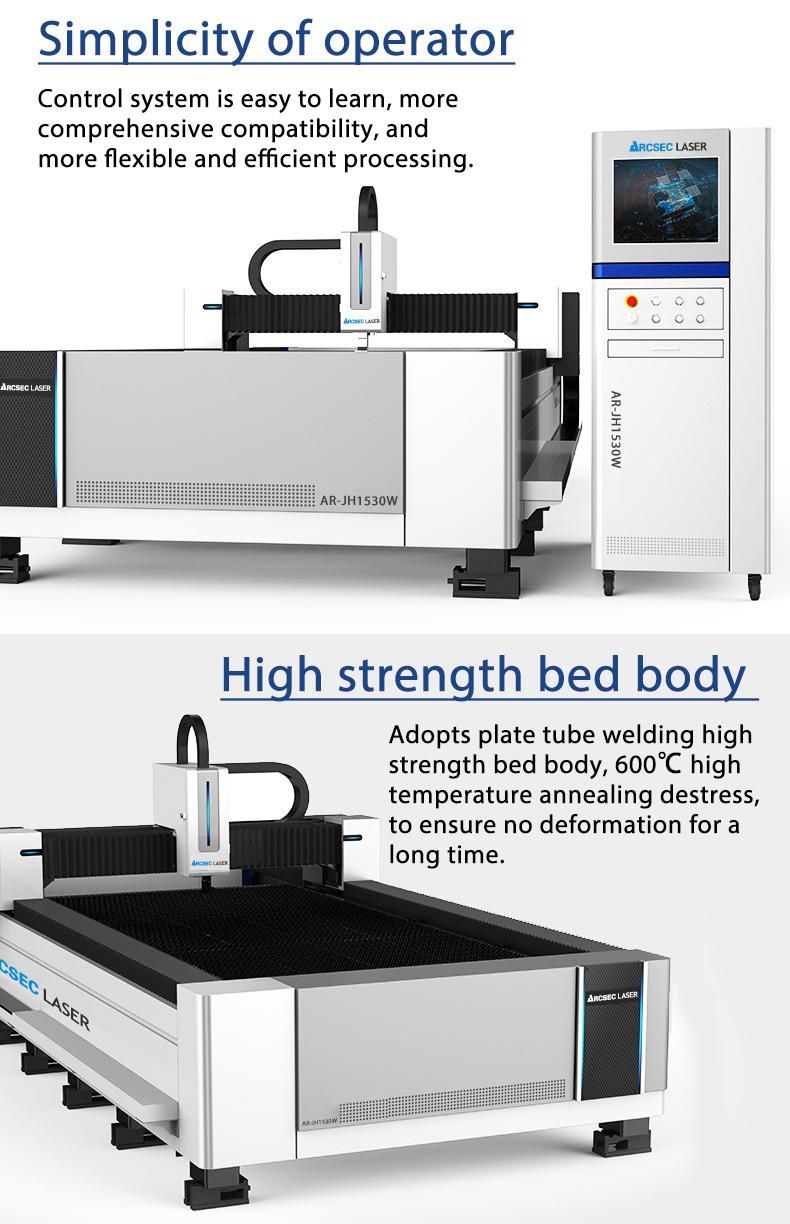 Double Working Mixed Table Platform Laser Cutting Machine for Metal CNC Laser Engraver Cutter