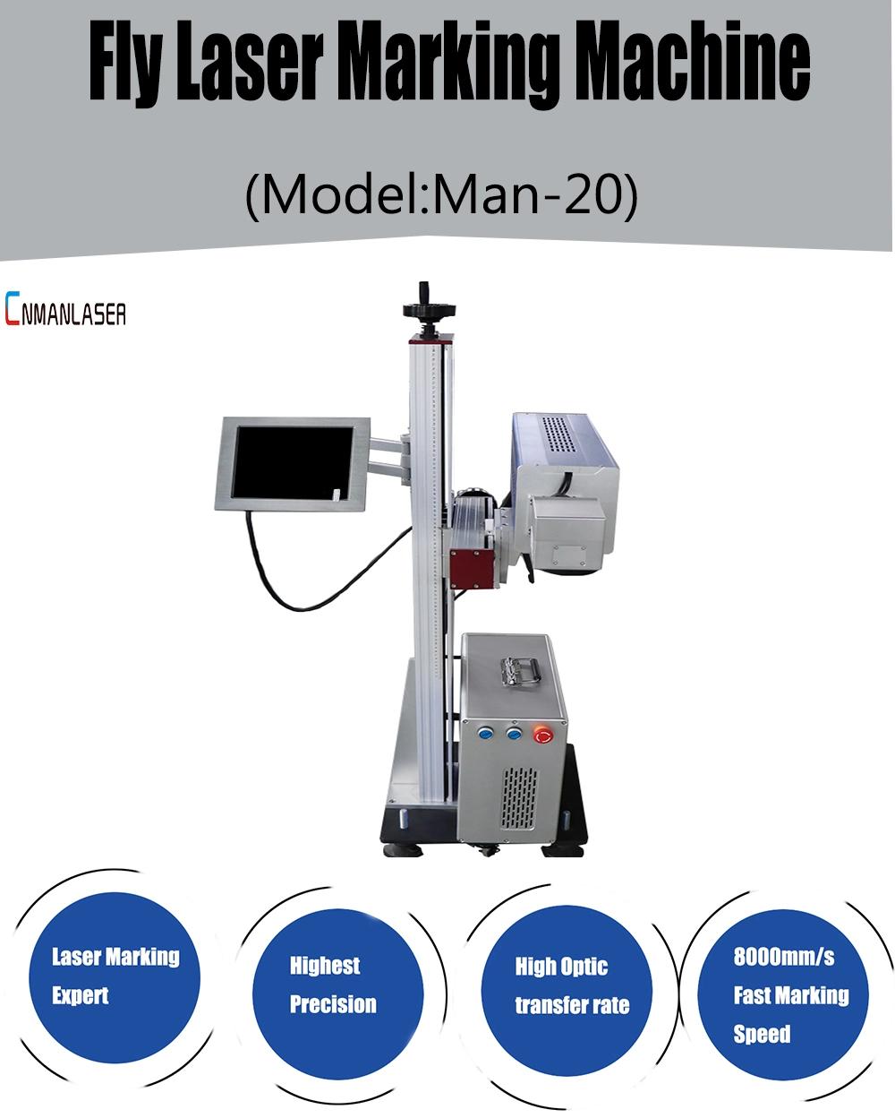 20W Hot Sale CO2 Laser Marking Machine for Wood/Paper/Leather/Cloth