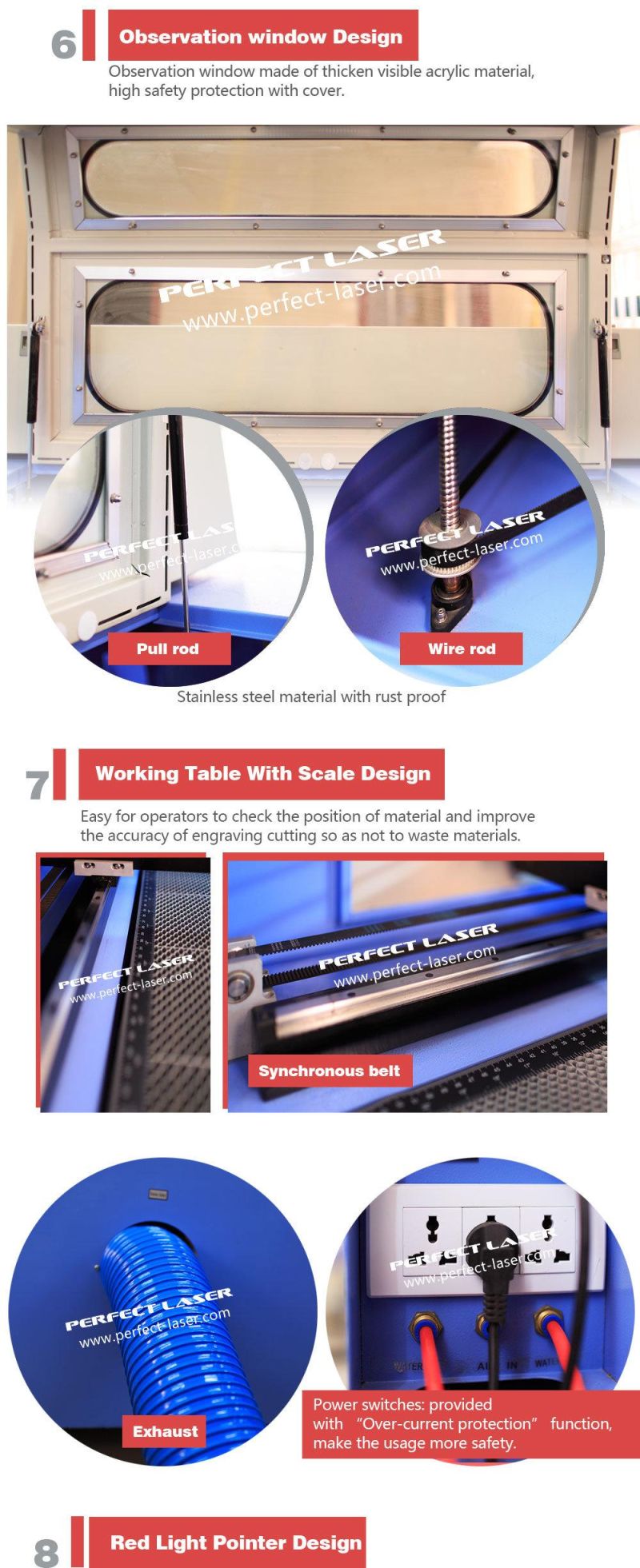 CO2 Laser Cutting Machine for Wood PVC MDF PMMA