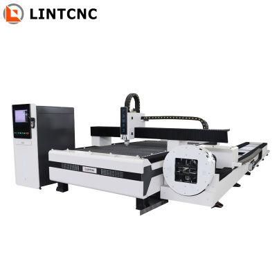 Square Steel Tube Cutter Fiber Laser Machine Metal Cutting Water Cooling with Raycus Laser Source 3000X1500 1000W 2000W 3000W Metal Cutter