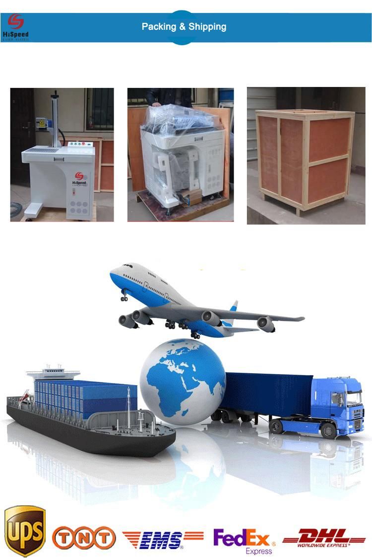 Hispeed Laser Engraving/Marking Machine with Raycus Power for Metal Seal/Plastic/Phone Case/HS Code