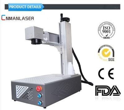 30W Portable Fiber Laser Marking Machine for Creative Metal Application