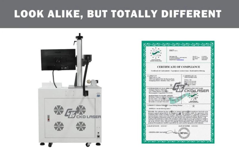 Fiber Laser Engraving Marking Machine for Steel Gold Silver Cooper